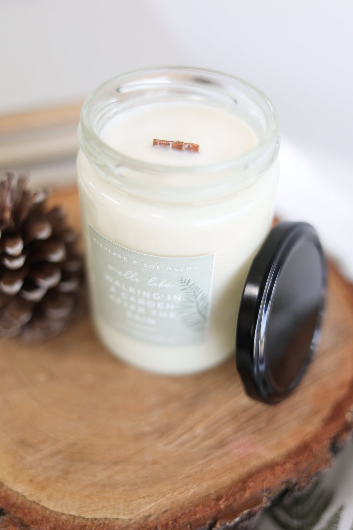 "Walking In A Garden After The Rain" Candle from Jubilee Trading Company