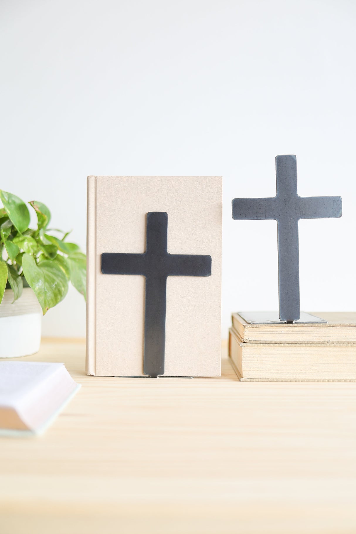 Cross Bookend from Jubilee Trading Company