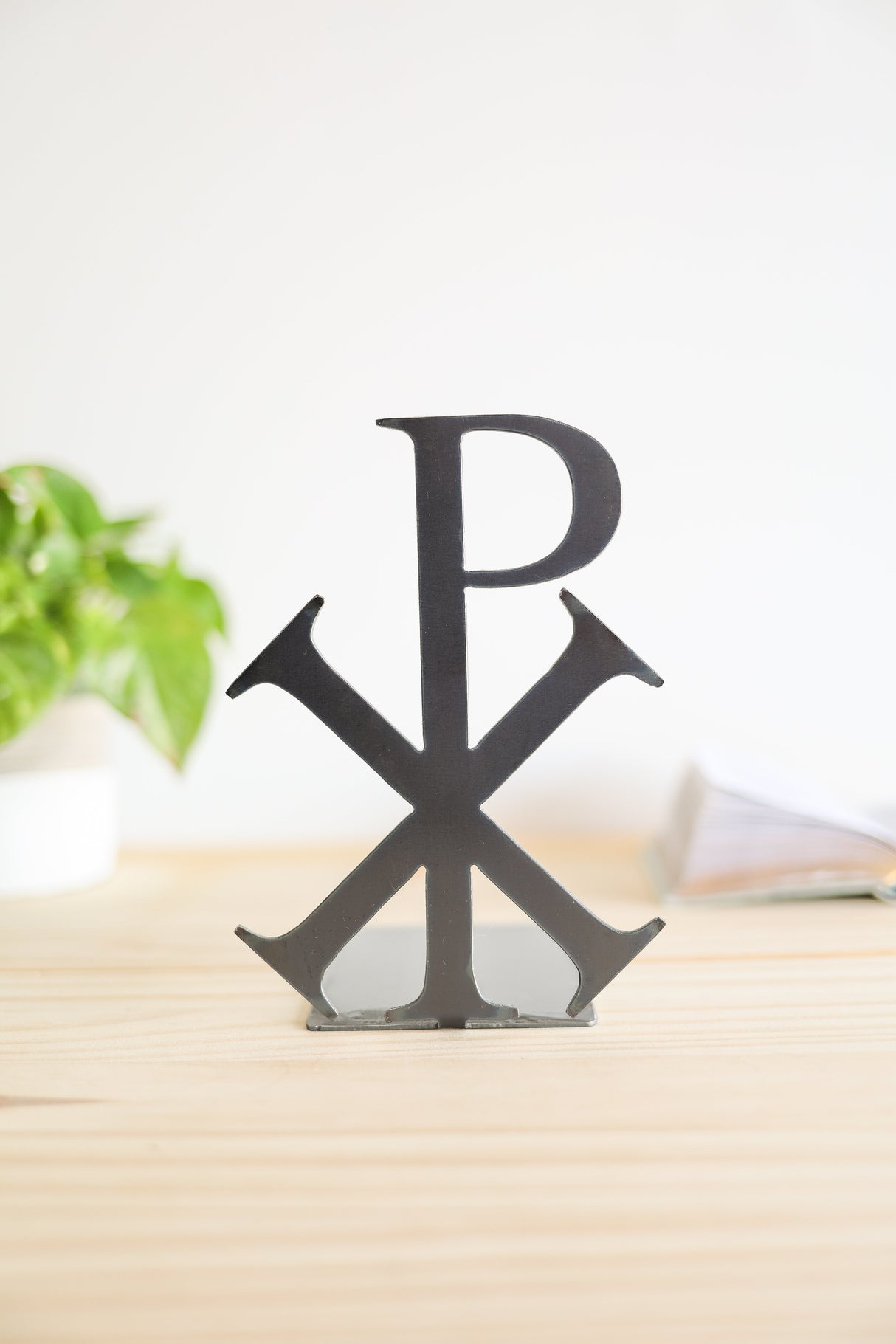 Chi Rho Bookend from Jubilee Trading Company