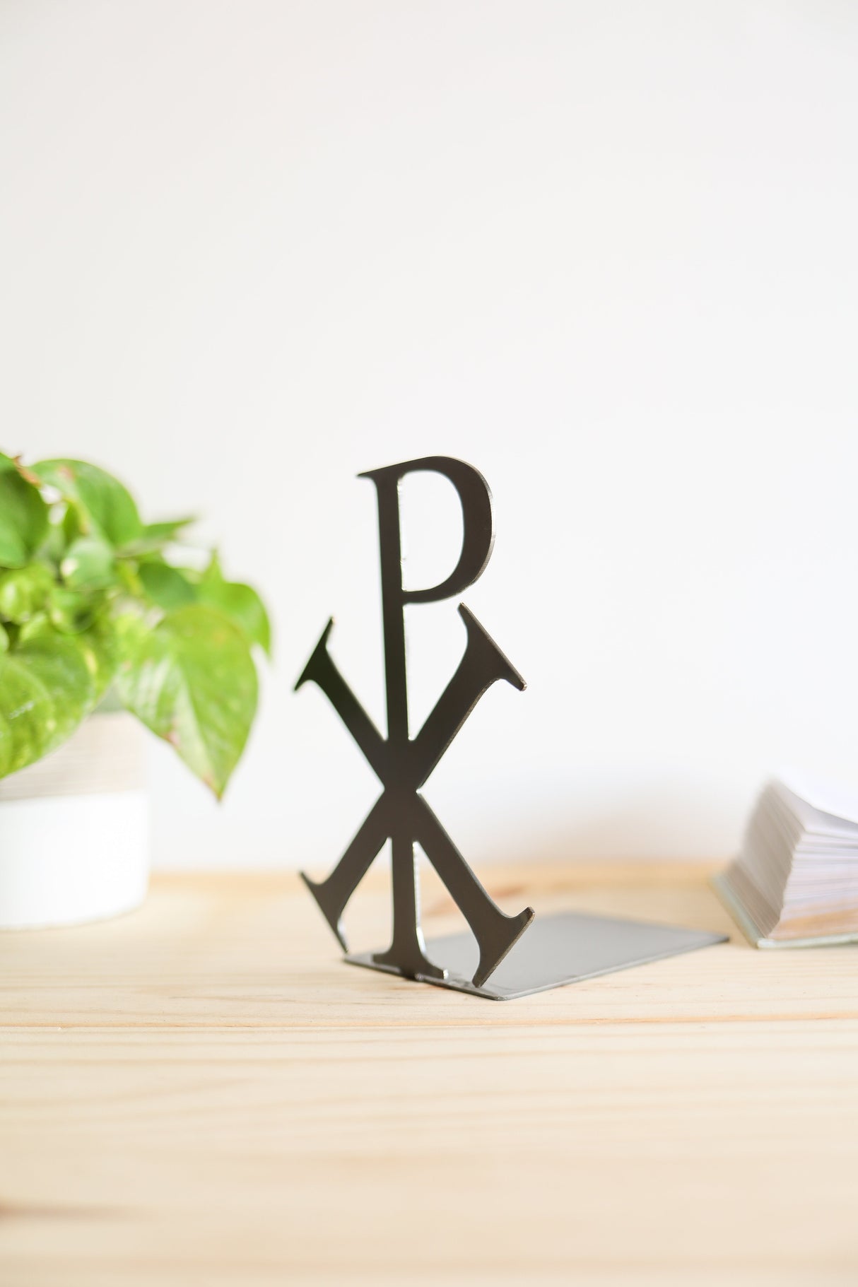 Chi Rho Bookend from Jubilee Trading Company