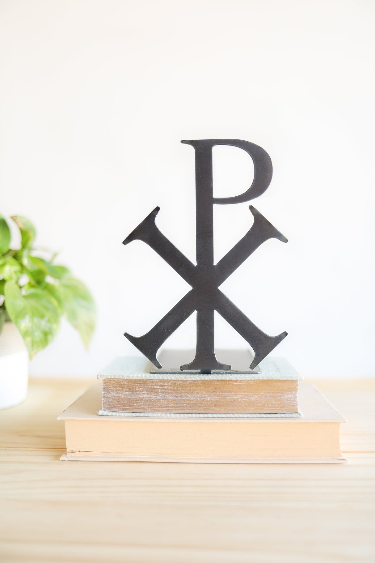 Chi Rho Bookend from Jubilee Trading Company