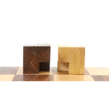 Bauhaus 1923 Combo Chess Set - Golden Rosewood Chess Pieces + Chess Board From Royal Chess Mall