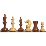 Botvinnik Flohr-I Soviet 1933 Chess Set- Chess Pieces Only - Golden Rosewood - 3.6" King From Royal Chess Mall