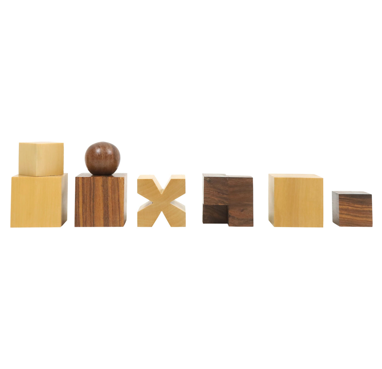 Bauhaus 1923 Combo Chess Set - Golden Rosewood Chess Pieces + Chess Board From Royal Chess Mall