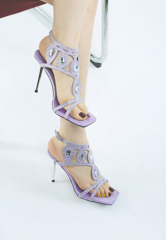 Fialka Diamante & Rhinestones Stiletto Sandals from My Pampered Life Seattle