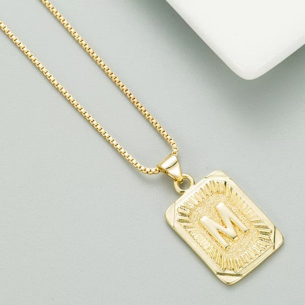 Classy Pendant Talia Initial Gold Letter Necklace from My Pampered Life Seattle