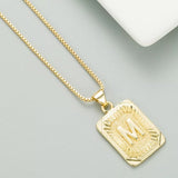 Classy Pendant Talia Initial Gold Letter Necklace from My Pampered Life Seattle