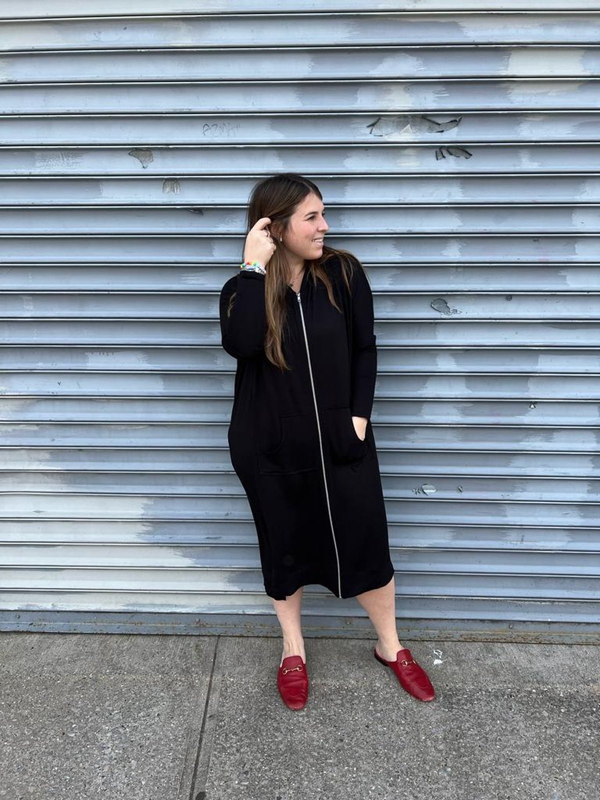 Easy Zip up Dress From Drama NYC Plus