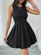 Perfee Ruched Sleeveless Mini Dress from Enfance-Heureuse
