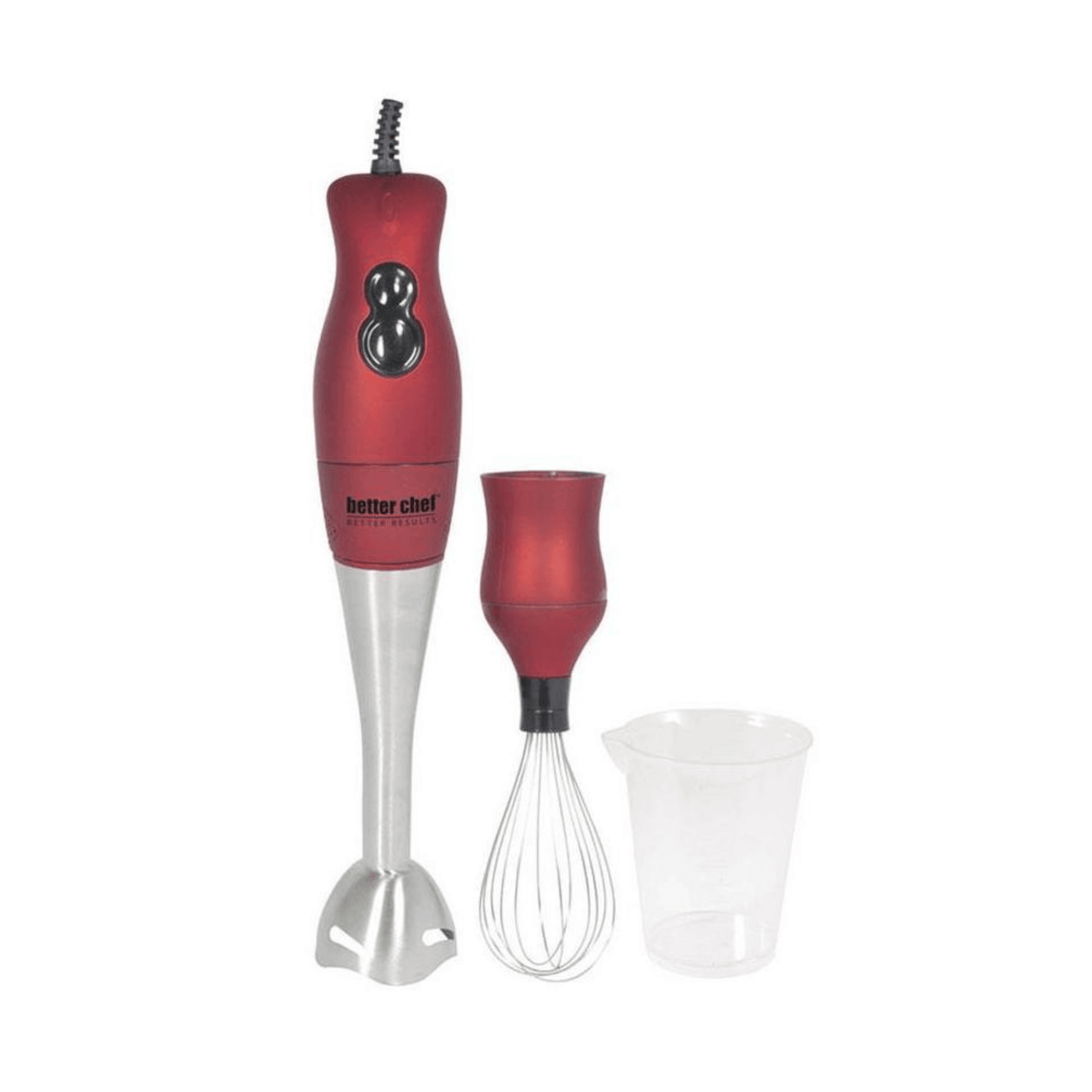 Better Chef 200W DualPro Immersion Blender Hand-Mixer with Cup and Beater from Jupiter Gear Home