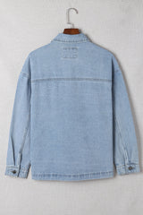 Animal Print Denim Jacket from MsDressly