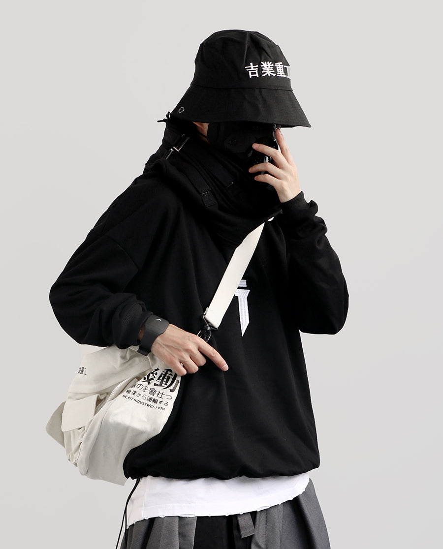 Black I-Tech Hoodie from Niepce Inc