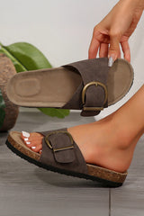 Tilly Buckle Thick Sole Slippers from Threaded Pear