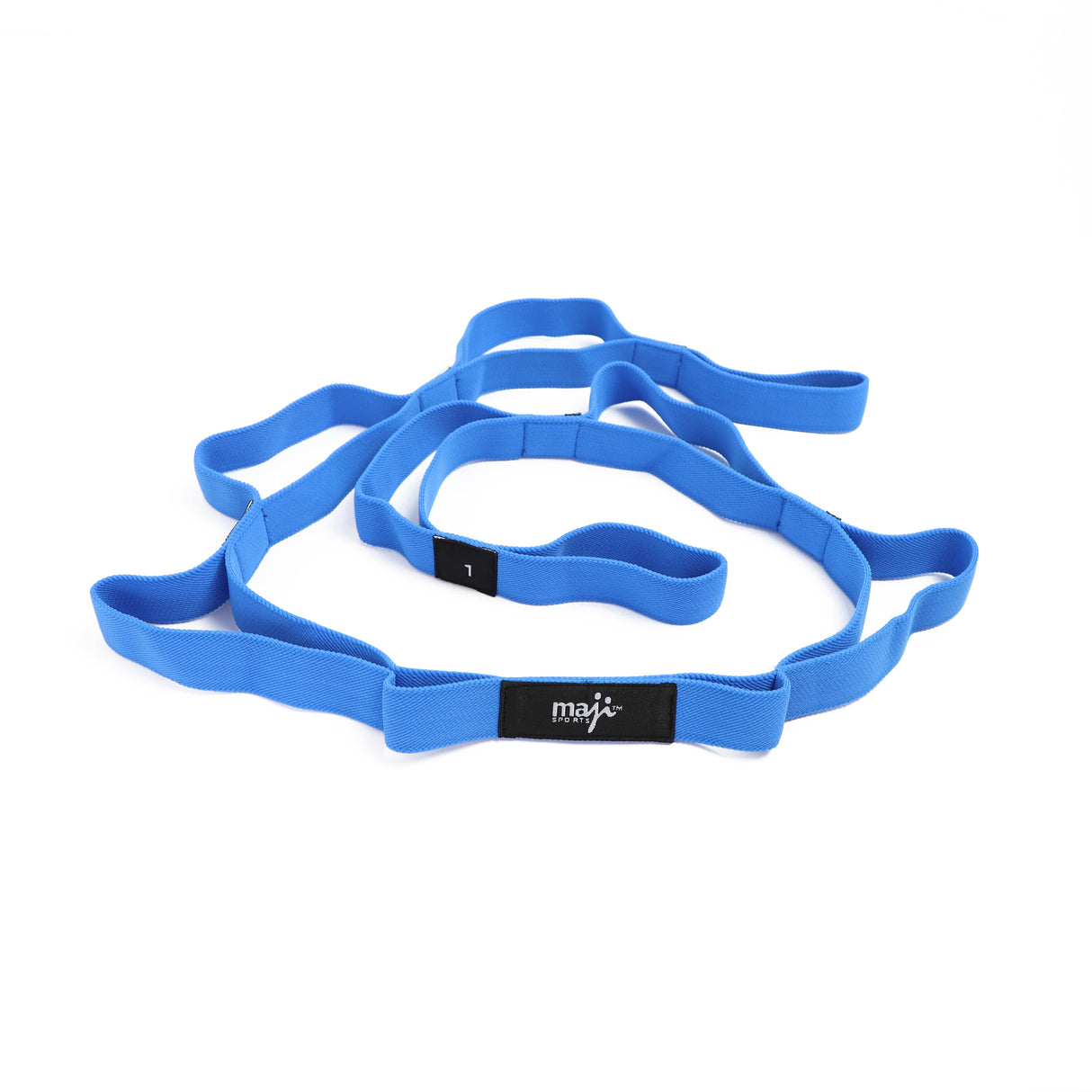 Maji Sports Elastic Yoga Straps With 10 Loops - Blue from Jupiter Gear Home