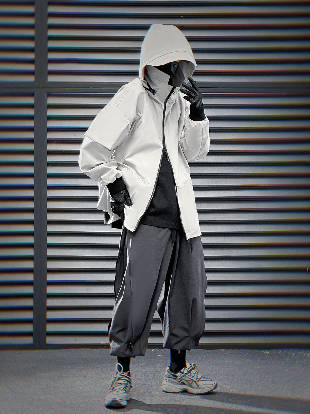 J35 Grey Tech Jacket from Niepce Inc