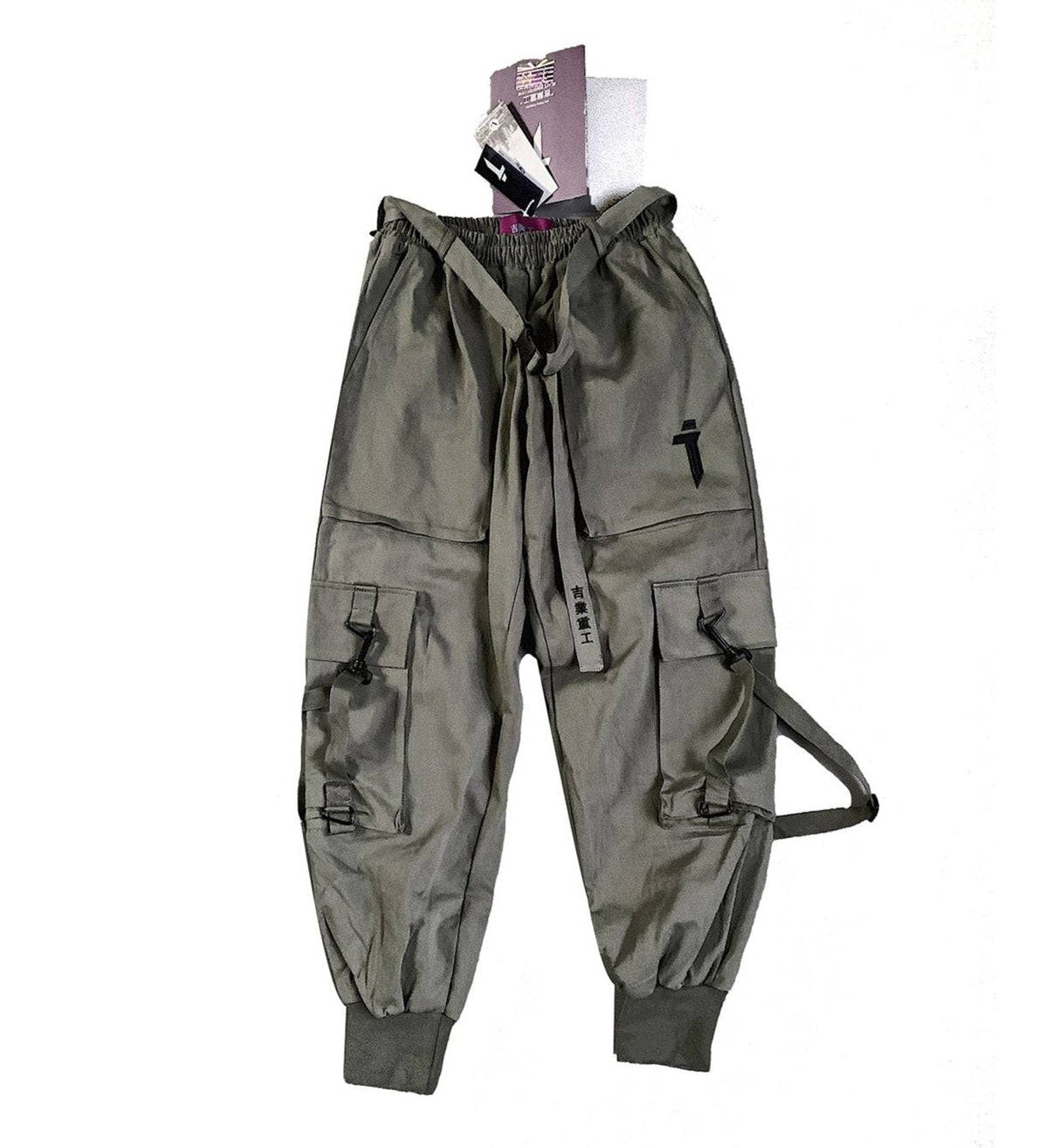 HiP5 Olive 09 I-Tech Cargo Pants from Niepce Inc