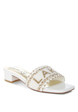 Vacay Babe Lake Como Beaded Slip-On Heels from My Pampered Life Seattle
