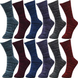 30-Pairs Women's Fun Patterned Cotton-Blend Crew Socks Assorted Pairs from PremiumBrandGoods