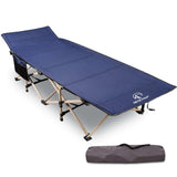 Folding Camping Cots for Adults Heavy Duty, Blue Grey From Redcamp