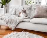 CatNap™ Anti-Scratch & Waterproof Throw Blanket - Grey from Paw.com