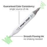 Double-Ended Alcohol Markers 12 Floral Colors from KINGART