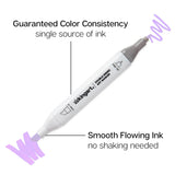 Double-Ended Alcohol Markers 24 Pastel Colors from KINGART