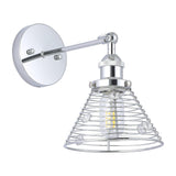 Light Modern Silver Wall Scone Light From ParrotUncle