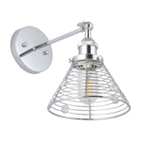 Light Modern Silver Wall Scone Light From ParrotUncle
