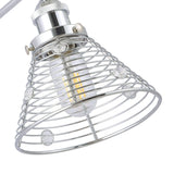 Light Modern Silver Wall Scone Light From ParrotUncle