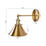 Light Rhem Brass Wall Sconce Light From ParrotUncle