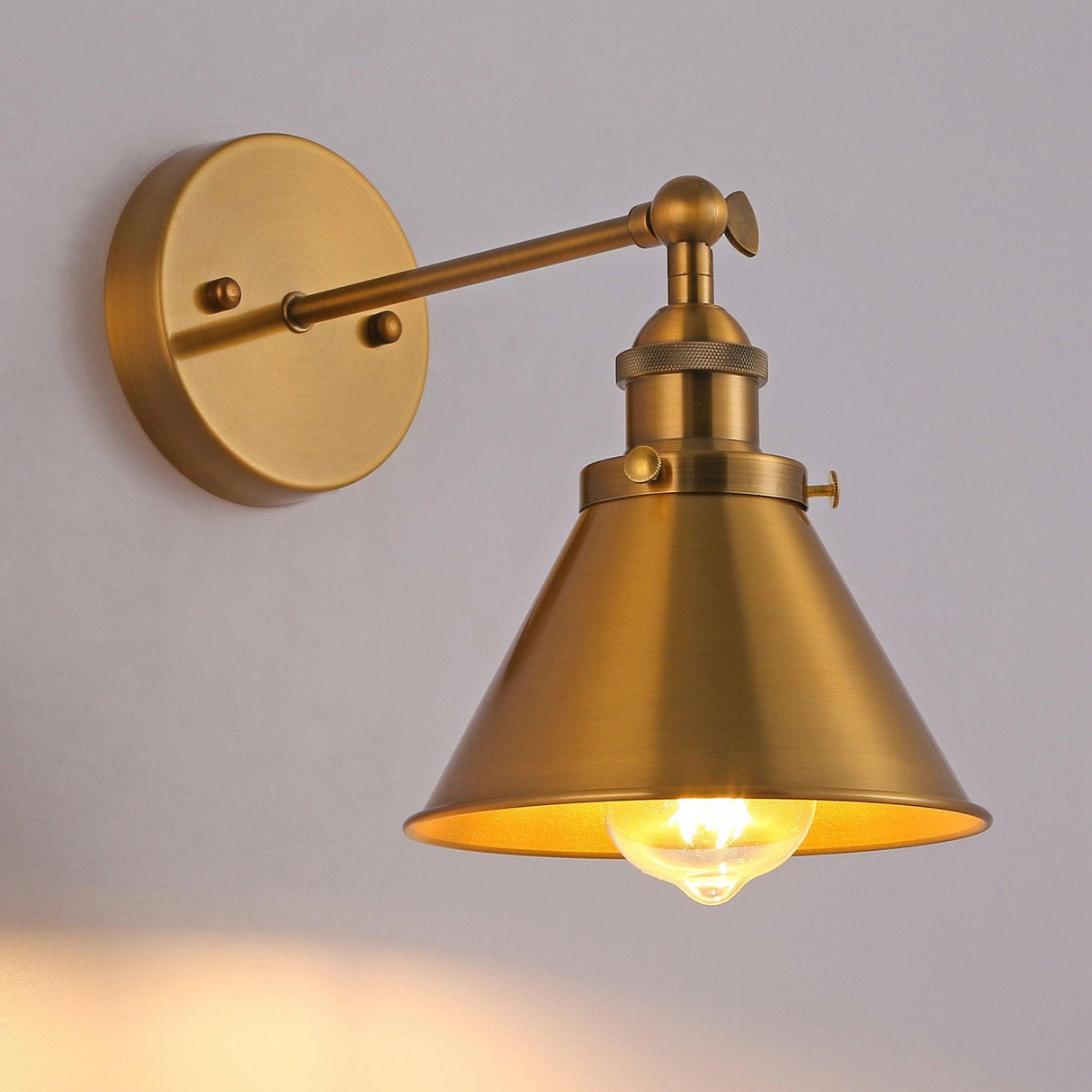 Light Rhem Brass Wall Sconce Light From ParrotUncle