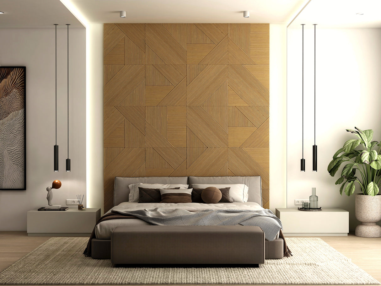 Modern Solid Wood Panel from Ozarké