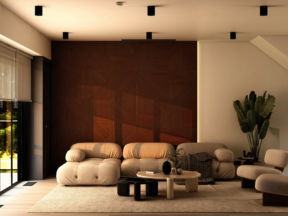 Modern Solid Wood Panel from Ozarké