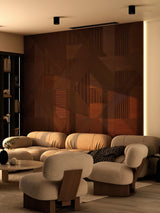 Modern Solid Wood Panel from Ozarké