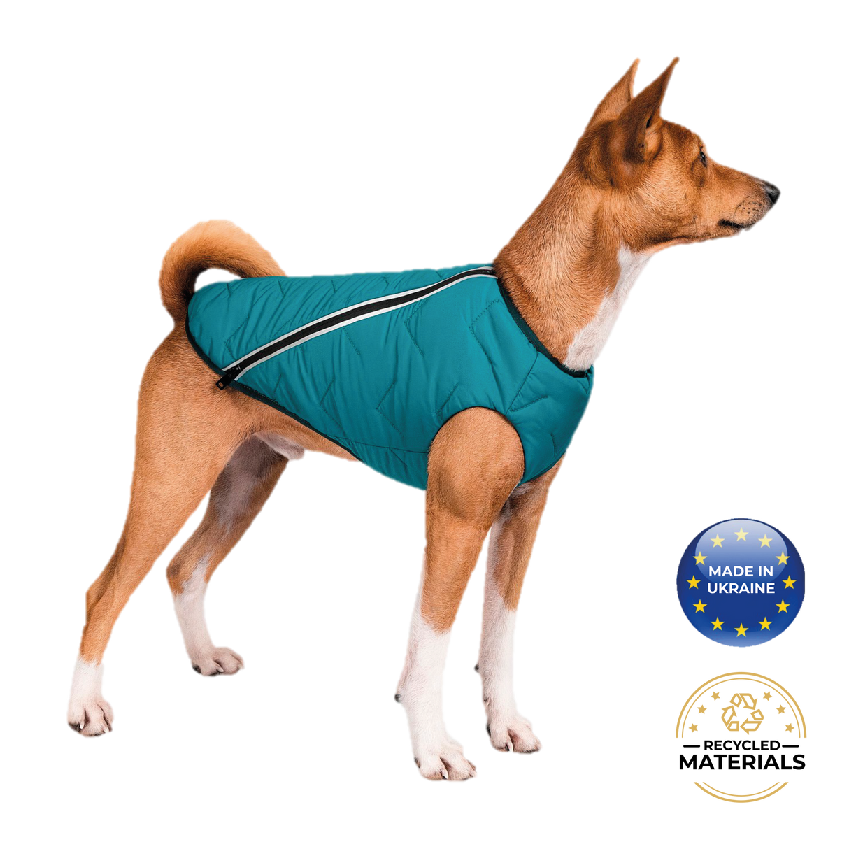 Sustainable Eco-Friendly Dog Jacket / Vest - Made in Ukraine from Bonne et Filou