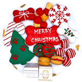 Christmas Themed Dog Treats Gift Box from Bonne et Filou