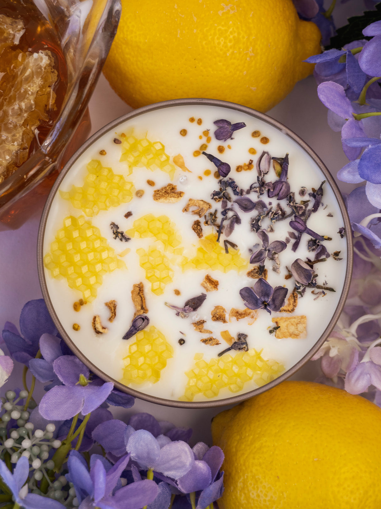 NECTAR Lilac Lemon Honey Candle from Ash & Rose
