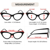 Cat-eye Reading Glasses Ladies Readers with Spring Hinge R2103 (10 Pack) From eyekeeper