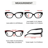 Cat-eye Stylish Reading Glasses with Spring Hinges R2133 (10 Pack) From eyekeeper