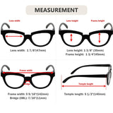 Half Moon Reading glasses Stylish Readers R2102 (10 Pack) From eyekeeper