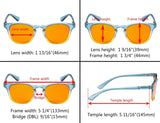 Orange Tinted Blue Light Blocking Reading Glasses Computer Readers DS144 (10 Pack) From eyekeeper