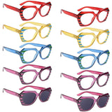 Oversized Cat Eye Reading Glasses Funky Readers R2135 (10 Pack) From eyekeeper