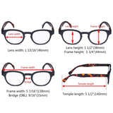 Pattern Design Reading Glasses Vintage Readers R124F (10 Pack) From eyekeeper