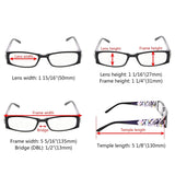 Pattern Print Reading Glasses with Spring Hinges R006D (10 Pack) From eyekeeper