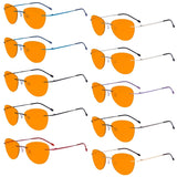 Pilot Blue Light Blocking Reading Glasses Computer Eyeglasses DSWK9901B (10 Pack) From eyekeeper
