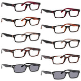 Spring Hinges Readers Include Reading Sunglasses R055 (10 Pack) From eyekeeper