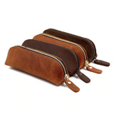 The Paavo Leather Pen Case | Leather Makeup Pouch from STEEL HORSE LEATHER