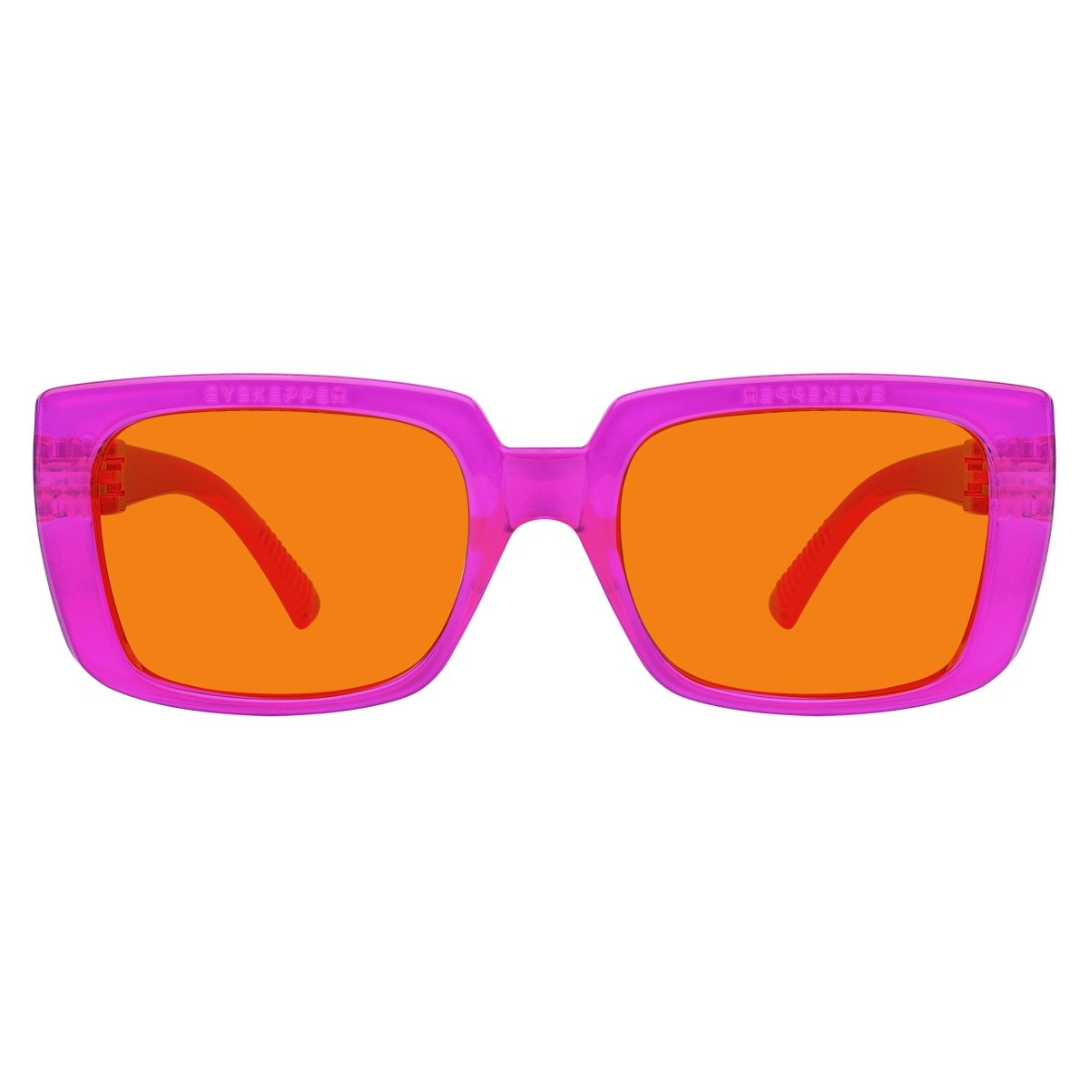 Blue Blocking Orange Glasses for Sleep Metalless Screwless NR9107-B98 (100%) from eyekeeper