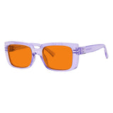 Blue Blocking Orange Glasses for Sleep Metalless Screwless NR9107-B98 (100%) from eyekeeper