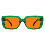 Blue Blocking Orange Glasses for Sleep Metalless Screwless NR9107-B98 (100%) from eyekeeper